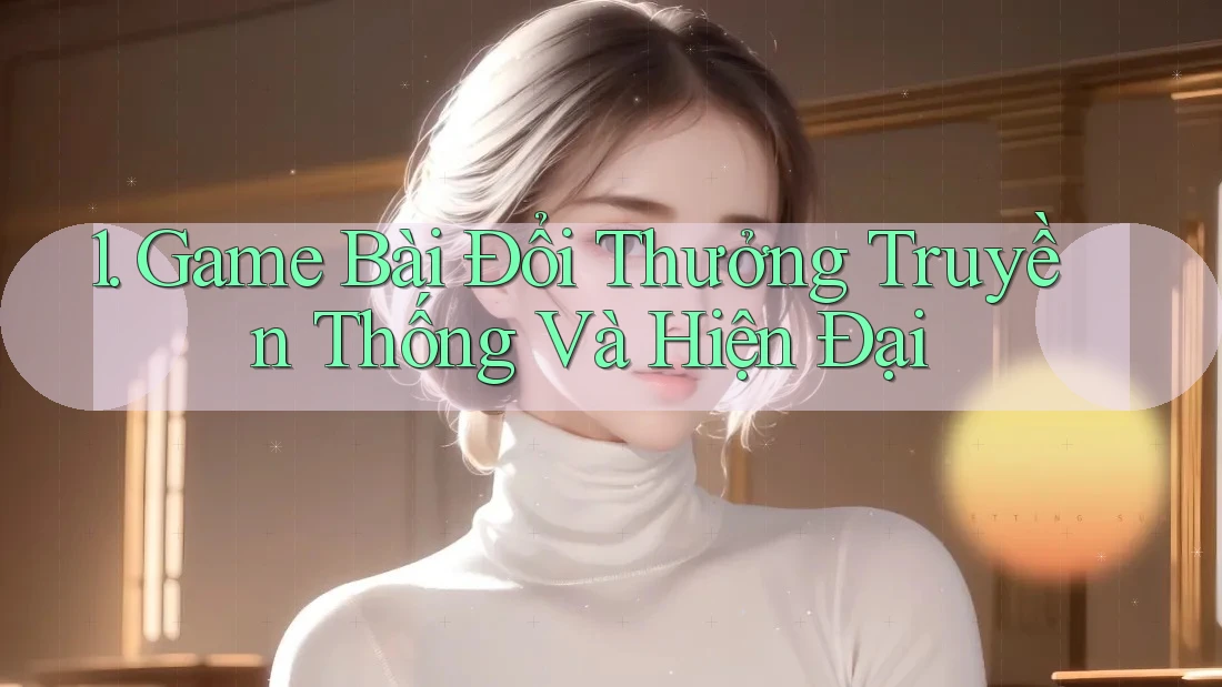 1. Game Bài Đổi Thưởng Truyền Thống Và Hiện Đại 1. Game Bài Đổi Thưởng Truyền Thống Và Hiện Đại