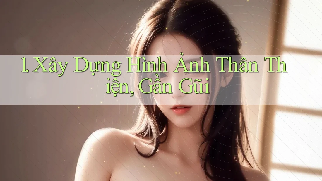 1. Xây Dựng Hình Ảnh Thân Thiện, Gần Gũi