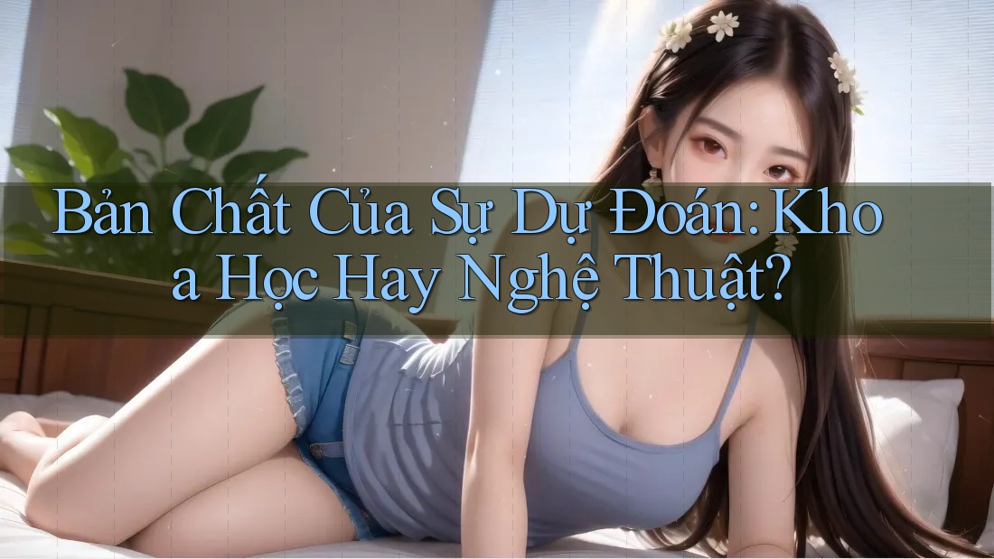 Bản Chất Của Sự Dự Đoán: Khoa Học Hay Nghệ Thuật? Bản Chất Của Sự Dự Đoán: Khoa Học Hay Nghệ Thuật?
