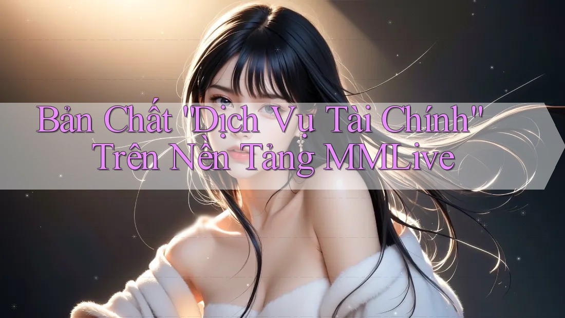 Bản Chất “Dịch Vụ Tài Chính” Trên Nền Tảng MMLive Bản Chất “Dịch Vụ Tài Chính” Trên Nền Tảng MMLive