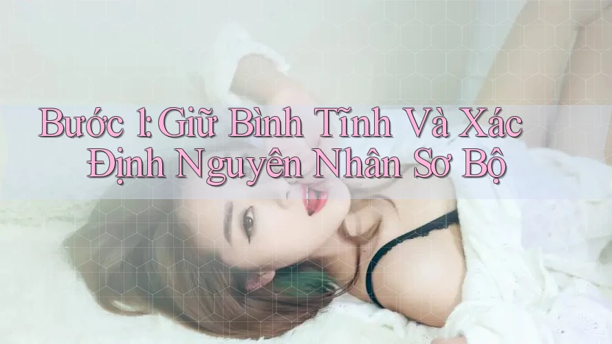 Bước 1: Giữ Bình Tĩnh Và Xác Định Nguyên Nhân Sơ Bộ Bước 1: Giữ Bình Tĩnh Và Xác Định Nguyên Nhân Sơ Bộ