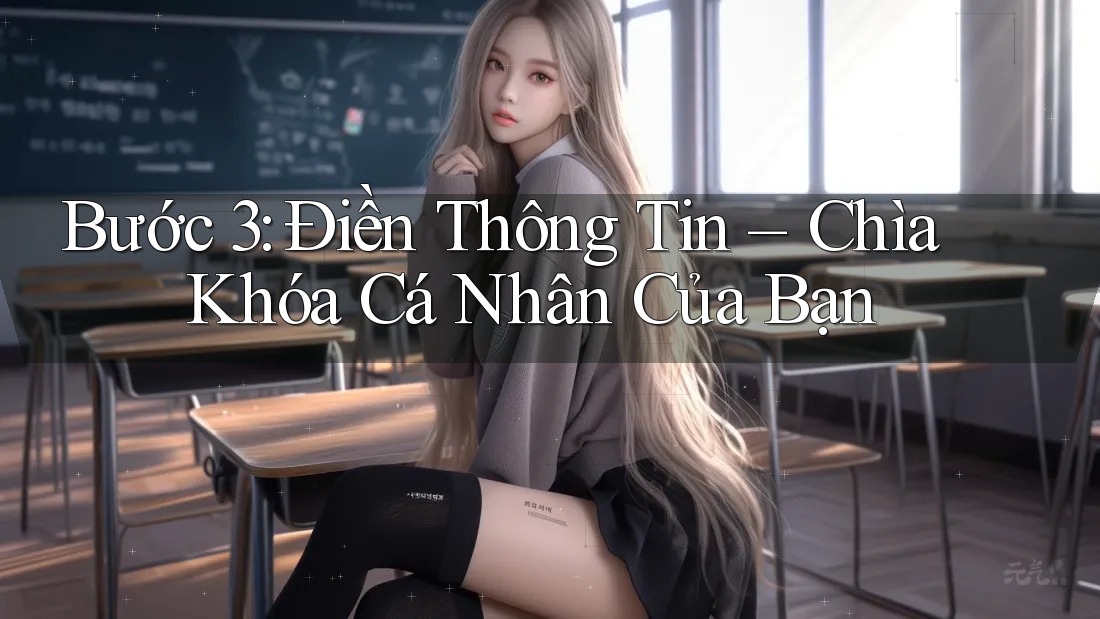 Bước 3: Điền Thông Tin – Chìa Khóa Cá Nhân Của Bạn