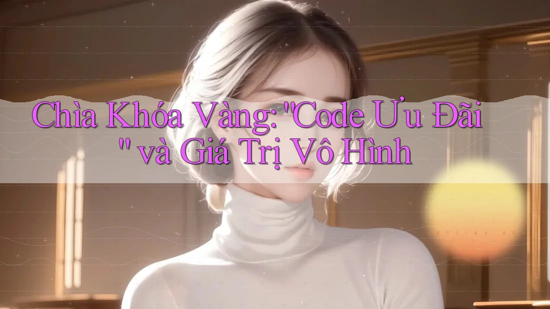 Chìa Khóa Vàng: “Code Ưu Đãi” và Giá Trị Vô Hình Chìa Khóa Vàng: “Code Ưu Đãi” và Giá Trị Vô Hình