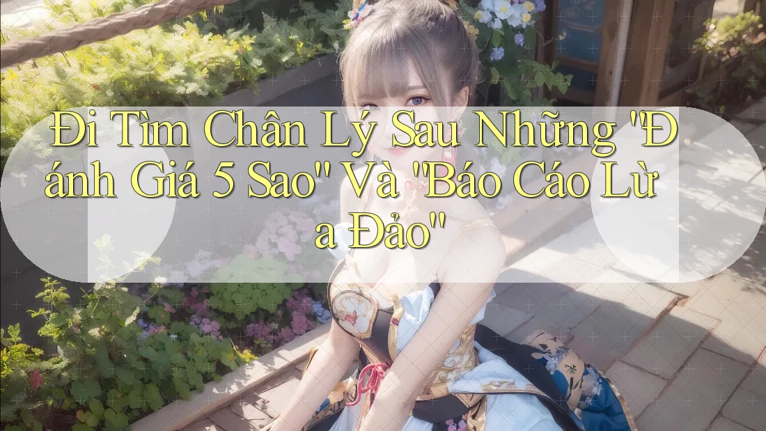 Đi Tìm Chân Lý Sau Những “Đánh Giá 5 Sao” Và “Báo Cáo Lừa Đảo” Đi Tìm Chân Lý Sau Những “Đánh Giá 5 Sao” Và “Báo Cáo Lừa Đảo”