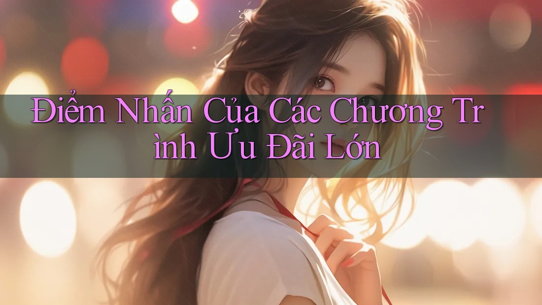 Điểm Nhấn Của Các Chương Trình Ưu Đãi Lớn Điểm Nhấn Của Các Chương Trình Ưu Đãi Lớn