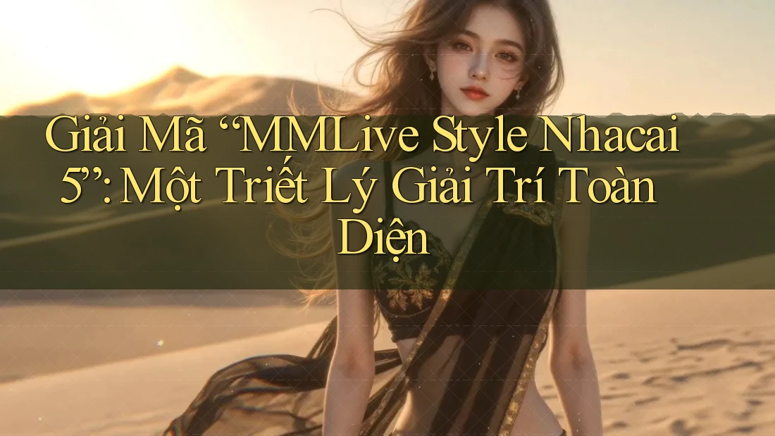 Giải Mã “MMLive Style Nhacai 5”: Một Triết Lý Giải Trí Toàn Diện
