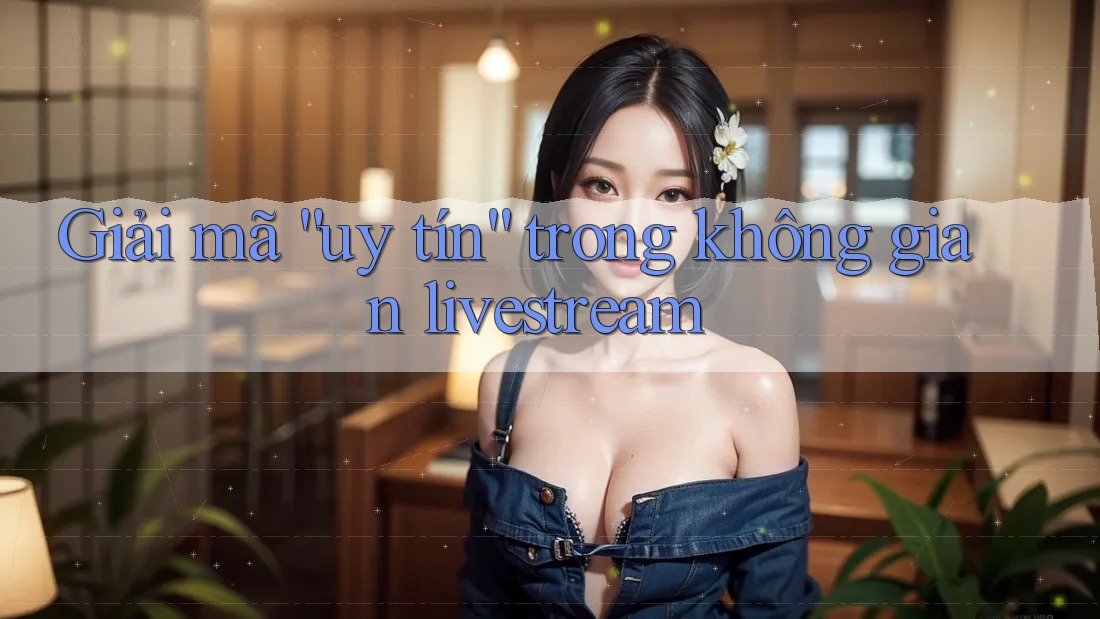 Giải mã “uy tín” trong không gian livestream