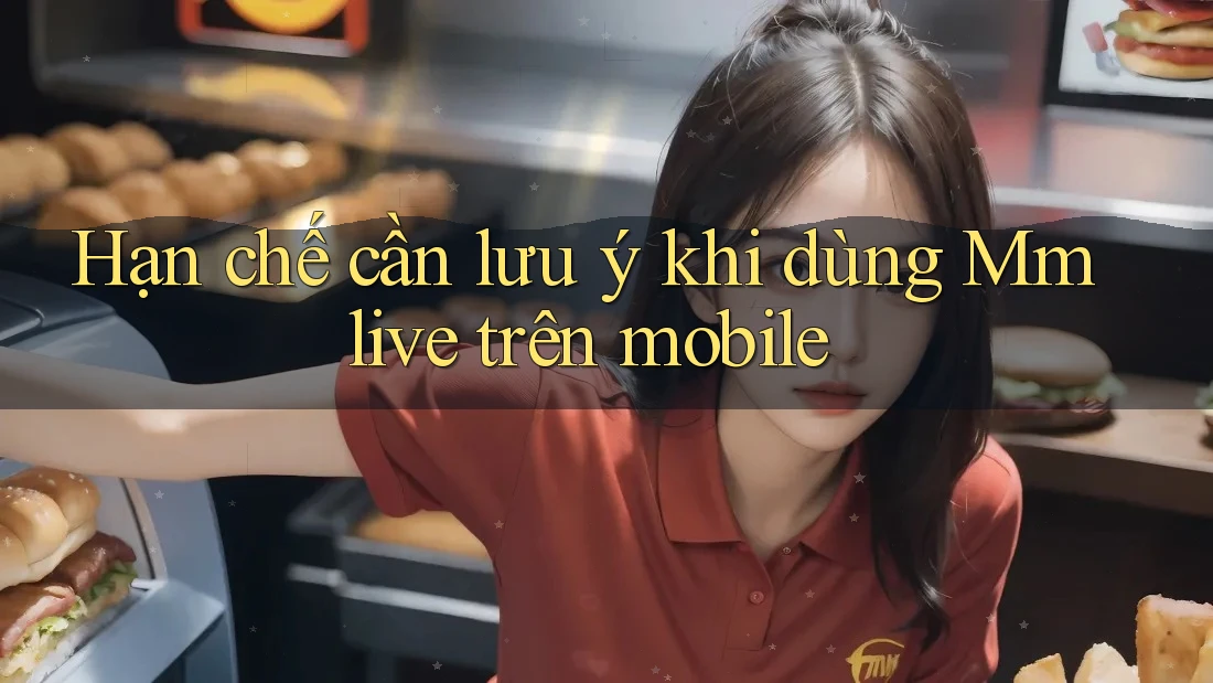 Hạn chế cần lưu ý khi dùng Mmlive trên mobile