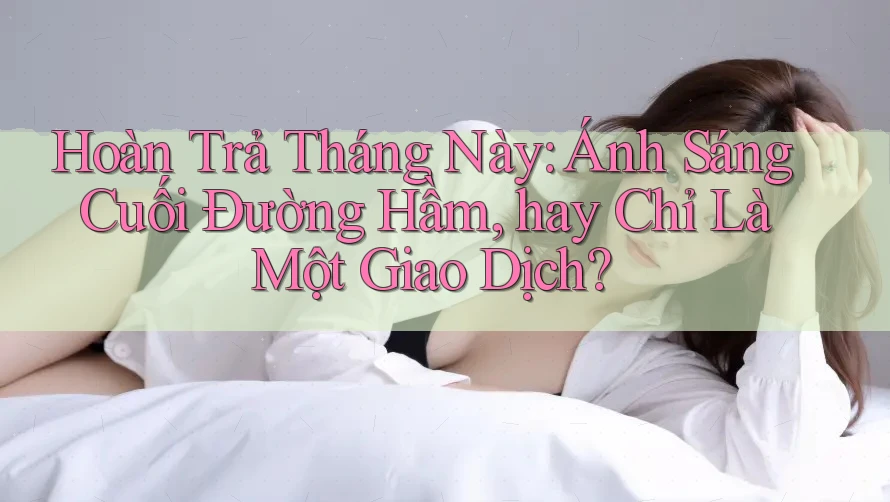 Hoàn Trả Tháng Này: Ánh Sáng Cuối Đường Hầm, hay Chỉ Là Một Giao Dịch? Hoàn Trả Tháng Này: Ánh Sáng Cuối Đường Hầm, hay Chỉ Là Một Giao Dịch?