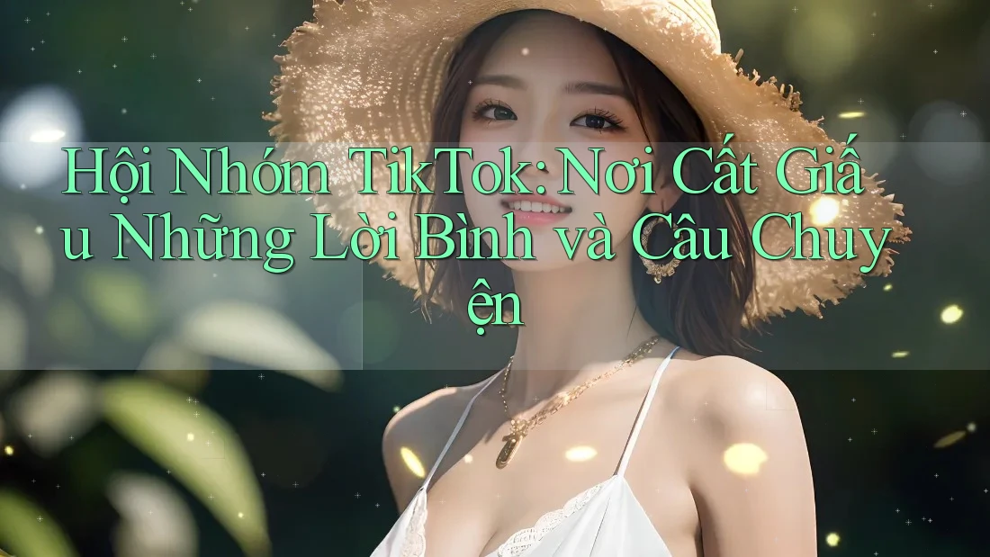 Hội Nhóm TikTok: Nơi Cất Giấu Những Lời Bình và Câu Chuyện