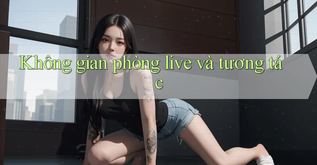 Không gian phòng live và tương tác Không gian phòng live và tương tác