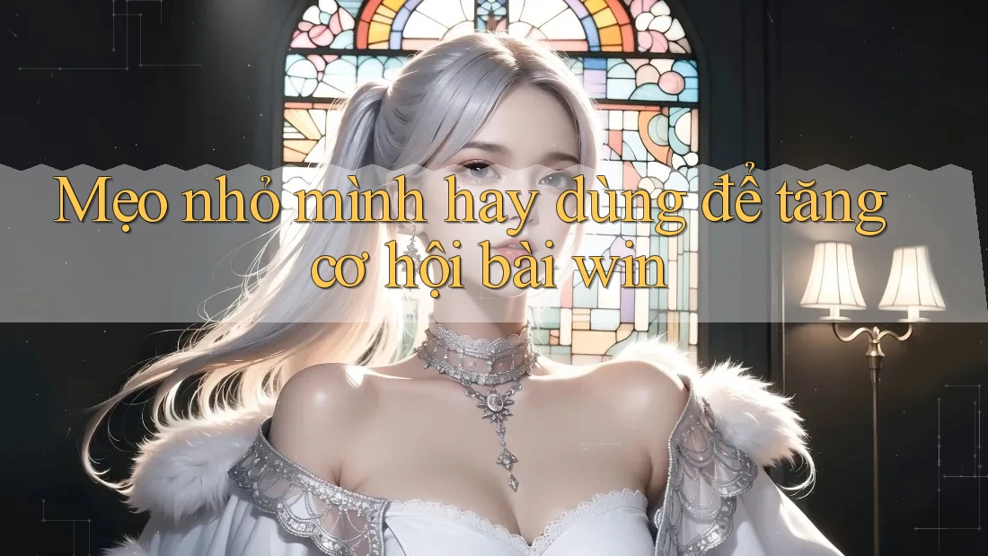 Mẹo nhỏ mình hay dùng để tăng cơ hội bài win Mẹo nhỏ mình hay dùng để tăng cơ hội bài win