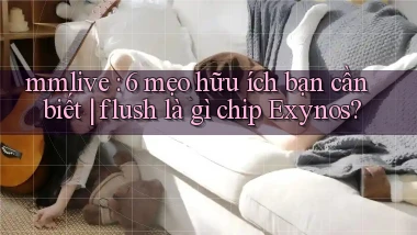 mmlive 6 mẹo hữu ích bạn cần biết flush là gì chip Exynos