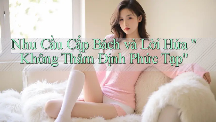 Nhu Cầu Cấp Bách và Lời Hứa “Không Thẩm Định Phức Tạp” Nhu Cầu Cấp Bách và Lời Hứa “Không Thẩm Định Phức Tạp”