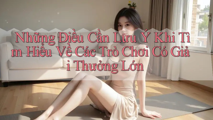 Những Điều Cần Lưu Ý Khi Tìm Hiểu Về Các Trò Chơi Có Giải Thưởng Lớn