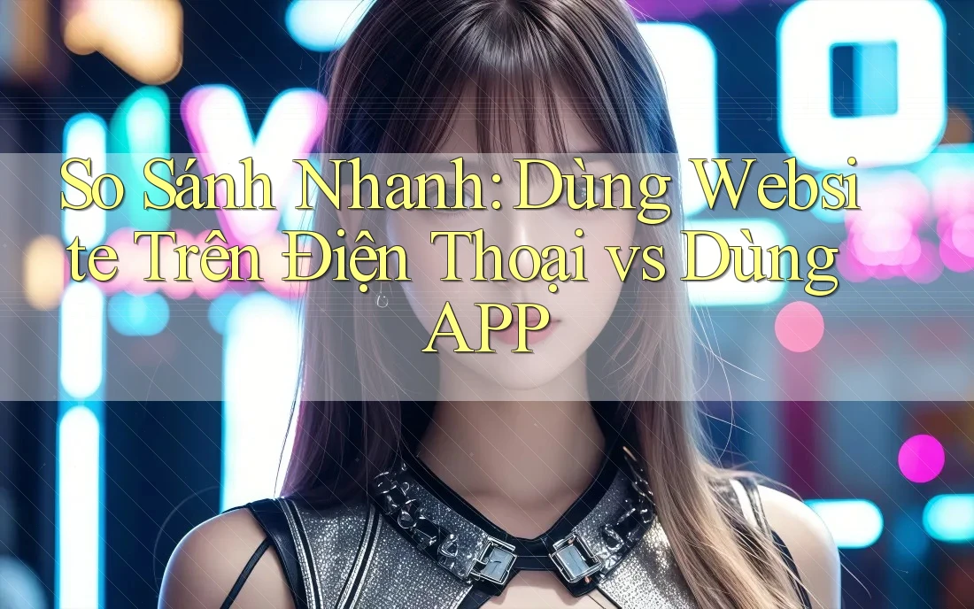 So Sánh Nhanh: Dùng Website Trên Điện Thoại vs Dùng APP