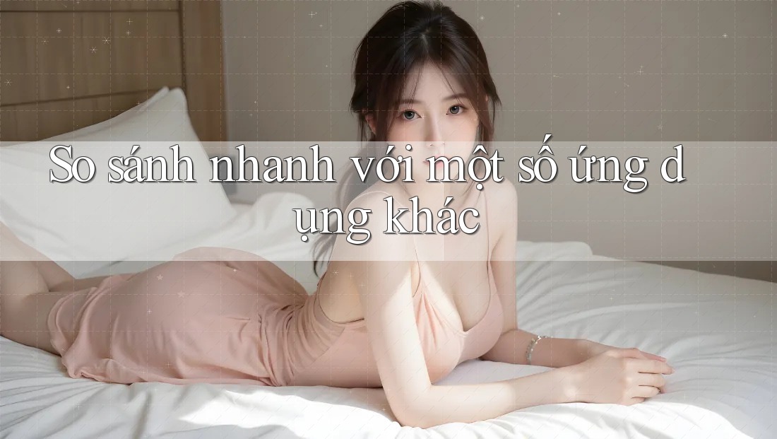 So sánh nhanh với một số ứng dụng khác So sánh nhanh với một số ứng dụng khác