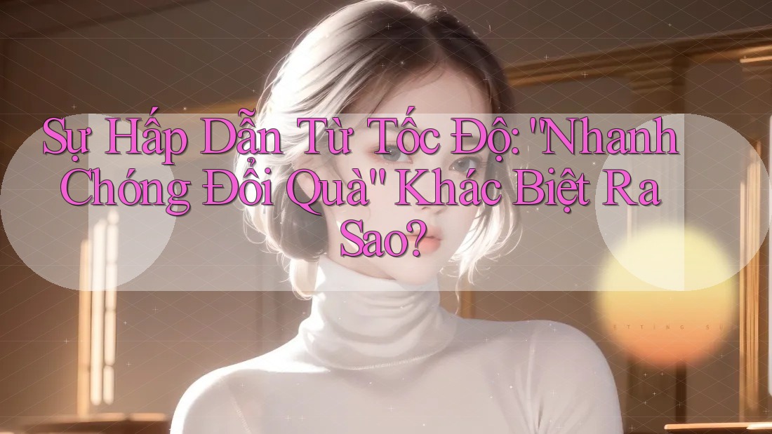 Sự Hấp Dẫn Từ Tốc Độ: “Nhanh Chóng Đổi Quà” Khác Biệt Ra Sao?