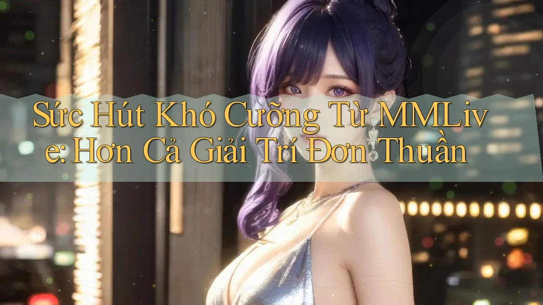Sức Hút Khó Cưỡng Từ MMLive: Hơn Cả Giải Trí Đơn Thuần Sức Hút Khó Cưỡng Từ MMLive: Hơn Cả Giải Trí Đơn Thuần