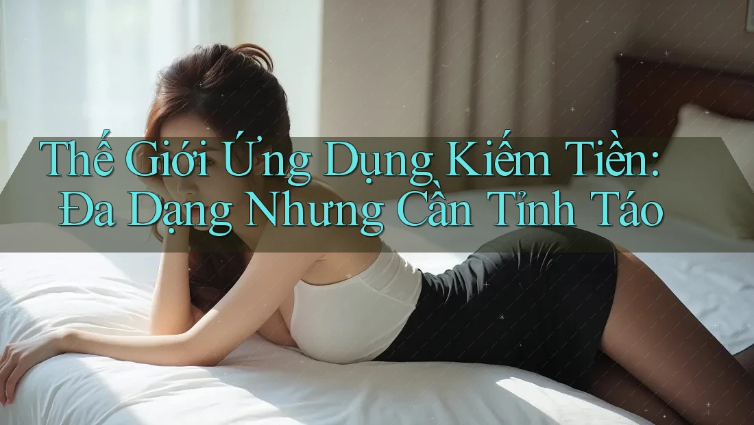 Thế Giới Ứng Dụng Kiếm Tiền: Đa Dạng Nhưng Cần Tỉnh Táo