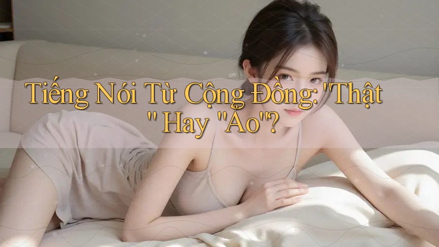 Tiếng Nói Từ Cộng Đồng: “Thật” Hay “Ảo”? Tiếng Nói Từ Cộng Đồng: “Thật” Hay “Ảo”?