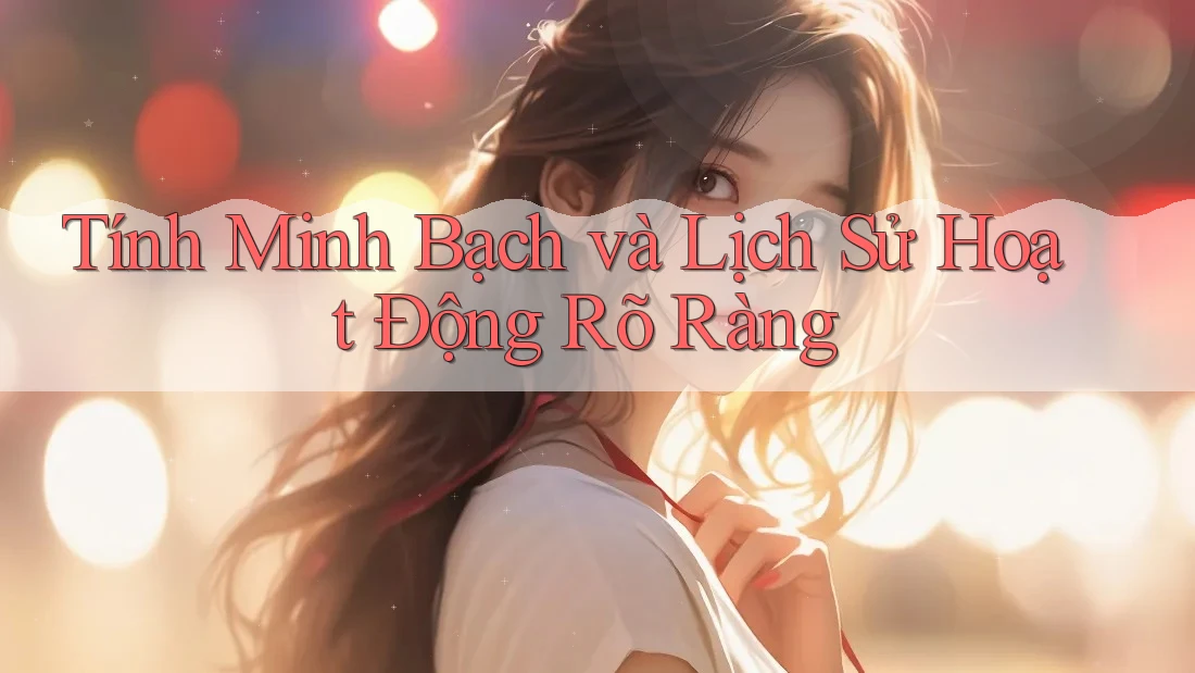 Tính Minh Bạch và Lịch Sử Hoạt Động Rõ Ràng Tính Minh Bạch và Lịch Sử Hoạt Động Rõ Ràng