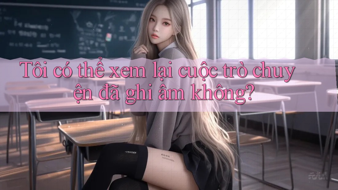 Tôi có thể xem lại cuộc trò chuyện đã ghi âm không? Tôi có thể xem lại cuộc trò chuyện đã ghi âm không?