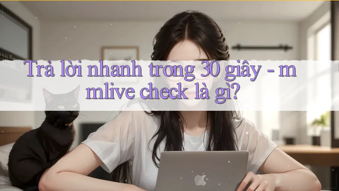 Trả lời nhanh trong 30 giây - mmlive check là gì?