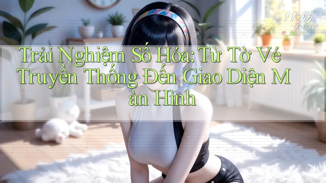Trải Nghiệm Số Hóa: Từ Tờ Vé Truyền Thống Đến Giao Diện Màn Hình